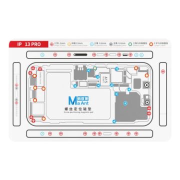 iPhone 13 Pro Magnetic Pad - Double-sided Screw Positioning - 1