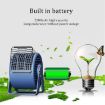 Blue F7 Snail Desktop Mini Bladeless Air Fan - Portable & Circulating - 5