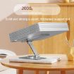 Acrylic Aluminum Mobile Stand Holder - 360 Rotating Base (Silver) - 7