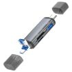 ADS-307 Data Transfer OTG Adapter USB/Type-C/Micro Plug Reader - 1