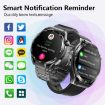 F200 Smart Health Watch ECG Blood Sugar Monitoring - Black Silicone - 4