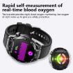 F200 Smart Health Watch ECG Blood Sugar Monitoring - Black Silicone - 7