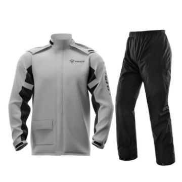 SULAITE Outdoor Motorcycle Riding Full Body Raincoat Suit, Size L - Gray - 1