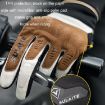 SULAITE Motorcycle Riding Gloves, Size L - Gray - 7