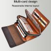 WEIXIER W129 Men Magnetic Buckle Clutch Bag - Brown - 7