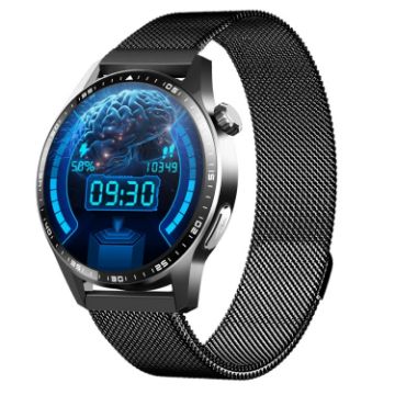 F400 Smart Watch ECG Blood Oxygen Blood Sugar 150+ Sports Mode Black Milan - 1