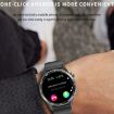 F400 Smart Watch ECG Blood Oxygen Blood Sugar 150+ Sports Mode Black Brown Leather - 7