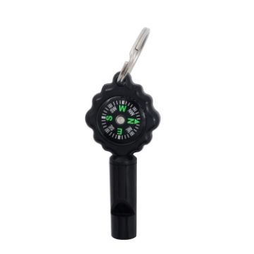 Outdoor Survival Whistle Compass with Mountaineering Buckle - 1