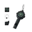 Outdoor Survival Whistle Compass with Mountaineering Buckle - 2