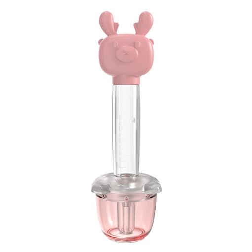 Children Cartoon Medicine Feeder Portable Dropper Baby Water (Pink) - 1