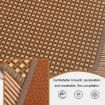 Double Thickened Cooling Mat Carbonized Bamboo Seat Cushion 30x30cm - 6