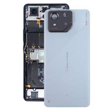 Asus ROG Phone 8 AI2401 Glass Battery Back Cover with Camera Lens - Grey - 1
