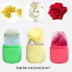 Facial Massage Silicone Ice Mold (Pink Rose Red) - 4