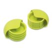 Round Pizza Crimping Wheel Plastic Pasta Cutter - Cutting Block - 3