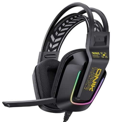 ONIKUMA X13 RGB Gaming Headset with Microphone - Black - 1