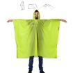 Naturehike 210T Plaid Outdoor Rain Poncho 3 In 1 Canopy - Green - 3