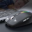 iMICE G904 Dual Mode Wireless Gaming Mouse - Black - 7