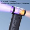 JisuLife High Speed Handheld Small Fan Mini Portable USB Rechargeable Desktop Cooling Electric Fan - 5