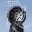 JisuLife High Speed Handheld Small Fan Mini Portable USB Rechargeable Desktop Cooling Electric Fan - 6