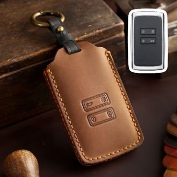 Renault Koleos 2022 Hallmo Car Key Case - Brown - 1