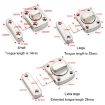 Stainless Steel Rotate Bolt Latch Anti-Theft Security Bathroom Door Lock - 5
