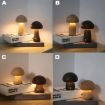Mushroom Night Light Touch Control Dimmable Lamp - 4