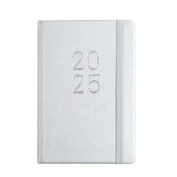 2025 A5 Planner Notebook with Calendar Leather English Schedule - 1