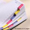 2025 Calendar A5 Planner Soft Leather Daily Planner Notebook, Cyan - 8