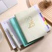 2025 Pink Leather Daily Planner A5 Notebook - 2