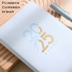 2025 Pink Leather Daily Planner A5 Notebook - 5