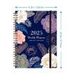 2025 English Coil Calendar Notebook Diary - B10 Cover Color - 2