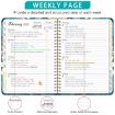2025 English Coil Calendar Notebook Diary - B10 Cover Color - 4