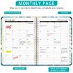2025 English Coil Calendar Notebook Diary - B10 Cover Color - 5