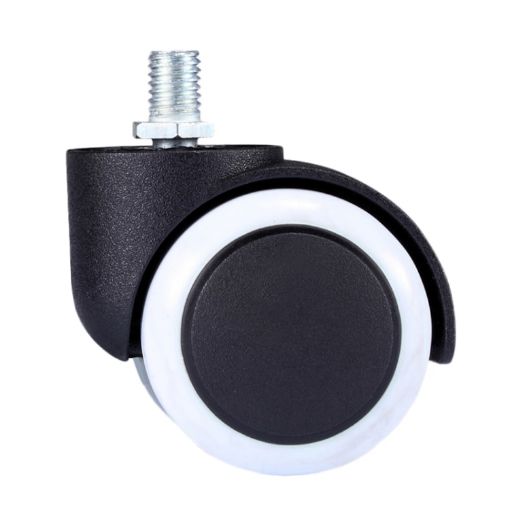 White M10 Screw Swivel Chair Wheels - Office Chair Casters - 1