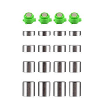 PS5 Gamepad Metal Buttons Set - 20pcs Mushroom Head Magnetic Base Cross Keys - 1