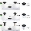 PS4 Gamepad Metal Buttons Set - 20pcs Mushroom Head Magnetic Base Cross Keys - 6