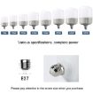 45W LED Light Bulb E27 Screw Energy Saving Lamp - Home Factory Lighting - 4