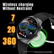 LEMFO LF38 Smart Watch 1.6" IPS Screen Steel Strap Blood Oxygen Monitoring Silver - 5