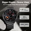 LEMFO LF38 Smart Watch 1.6" IPS Screen Blood Oxygen Monitor Silver - 4