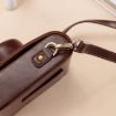 FUJIFILM X100VI Leather Camera Case Bag with Strap - Coffee - 6