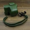 FUJIFILM X-S20 Full Body Leather Camera Case Bag with Strap - Green - 2
