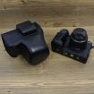 FUJIFILM X-S20 Full Body Leather Camera Case Bag with Strap - Black - 4