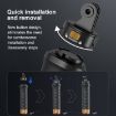 PULUZ Quick Release Floating Handle Hand Grip - Black - 9