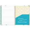 2025 Board Clip A4 English Notebook Coil Diary Planner - Mint Green - 8