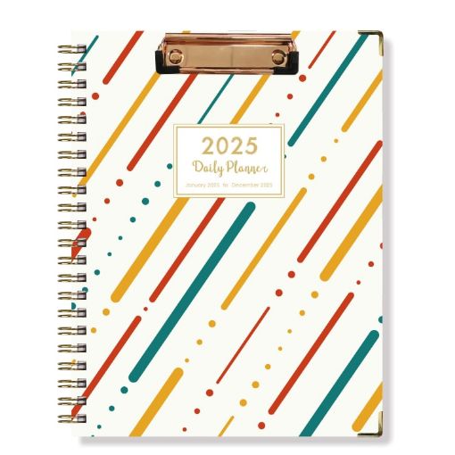2025 Board Clip A4 English Notebook Coil Diary Planner - 1