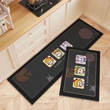 Lucky Baby Kitchen & Bathroom Mat Set - Non-Slip & Quick-Drying - 1