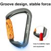 XINDA XD-8128 Outdoor Rock Climbing Carabiner - Automatic-Black - 5