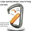 XINDA XD-8128 Outdoor Rock Climbing Carabiner - Dark Green - 4