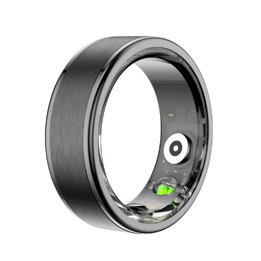 R03 SIZE 10 Smart Ring - Heart Rate/Blood Oxygen/Sleep - Black - 1