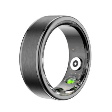 R03 SIZE 9 Smart Ring - Heart Rate/Blood Oxygen/Sleep - Black - 1